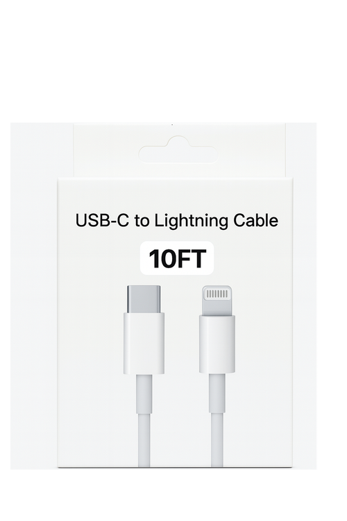 Lightning To Type C PD Cable In Box 10FT 3M 10fpd